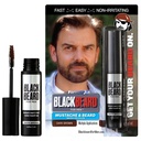 Feketeszakáll a férfiak azonnali Beard Color - All Day Beard, Mustache, Szemöldök, és Sideburns Color - Ideiglenes, Hypoallergenic Beard Dye Alternative - Legfeljebb 45 alkalmazás - Dark Brown, 1 csomag