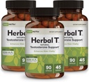 DailyNutra Herbal T Men 's Health Formule Supplement for Endurance, Vitality, & Health Aging - a KSM -66 Ashwagandha, Tongkat Ali, Tribulus, Eleuthero, & Horny Goat Weed (3- Pack)
