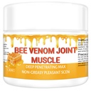 Organic Bee Venom Therapy Serum, Professional Joint & Muscle & Bone Release Cream - 24 Óra Soothing Hatékony Release for Back, Neck, Hand, Foot, Knee, Muscle, Shoulder, Hip, Nerve