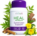 Intus Heal Colon Cleanse and Gut Health Supplement für Damen – Ayurvedic Detox Cleanse for Digestive Health – Gut Detox Cleanse & Body Detox für Damen – 60 Tabletten