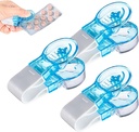 Portable Pill Tater, Frissítő Pill Extractor Tool Portable Pill Popper Tool, Pill Popper Buborékcsomagolás, Portable Travel Tabletta Dispenser Extractor Tool Háztartási Gadgets (3db)