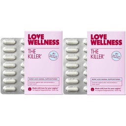Szerelmi Wellness A Killer 124; Boric Acid Vaginal Supposivance124; Balances pH & Supports Odor Control, a Healthly Vaginal Balance and Environment