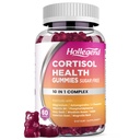 Cortisol Supplements for Women Men, Cortisol Gummies with Ashwagandha, Magnesium, L-Theanine, Phosphatidylserine, B6 for Cortisol Detox, Relaxation, Sleep, Focus, Sugar-Free, Vegan, 60