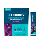 Liquid I.V. ® Hydration Multiplier ® - Açaí Berry - Hydration Powder Packaets - 124; Electrolyte Powder Drink Mix - 124; Convensive Single- Serving Sticks - 124; Non- GMO Thermal 124; 16 Servings (12-es csomag)