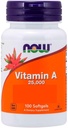 A-vitamin a halmájból, 25000NE, 250 Sgels by Now Foods (4-es csomag)