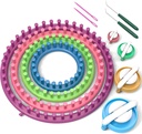 READAEER Kötött fűrészek készlet Craft Kit eszköz kampós tű és Pompom Maker