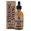 Striking Viking Sandalwood Beard Oz for Men - 2 Fl Oz, Sandalwood Scent - Natural Hydrating & Softing Beard Care with Argan, Jojoba, Almond & Tea Tree - Non-Greasy, Fast- Absorbing Forma