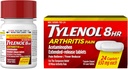 Tylenol 8 óra Arthritis Pain Tabletta Acetaminophen ízületi fájdalom, 24 nap
