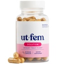 UT- Fem megoldás - Fast- activing Urinary Tract Flush for Women, Proactive UTI Support, Promotes Cleansing & Comfort, Clinical- Strength D- Mannose, Cranberry, and Natural Ingredients - 60 Vegán kapszula