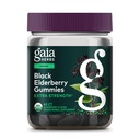 Gaia Herbs Black Elderberry (Sambucus Negra) Extra Strength Gumies - Finom Immun Support Supplement - Made with Certified Organic Black Elderberry for Immune System Support - 40 Gumies