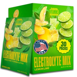 Dr. Price 's Electrolyte Mix 124; Sugar- Free Hydration Powder with 72 + Trace Minecraft 124; No Sugar, Fast- Resolute Electrolytes Powder Packaets 124; Lemon- Lime (30 csomag)
