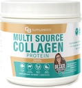 CB-kiegészítők Multi Collagen fehérje - hidrolizált Collagen ízesített, bőr, bél, haj & köröm egészség - Vanilla ízesített por típusú I, II, III, V & X - Grass- Fed & Clean - 58 Servings