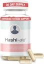 IBDassistTM Hashi Aid Schilddrüse Unterstützung für Frauen und Männer - Schilddrüsen-Ergänzung für Hashimoto's Disease & Hypothyroidism* - Verpackt mit Ashwagandha, Selen, Zink, essentielle Vitamine & Mehr - 30 Kapseln