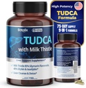 TUDCA kiegészítés tejkeményítő - 85% Silymarin Flavonoidok - Támogatja a máj Wellness & Emésztési egészség - Készült az Egyesült Államokban