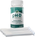 pH- D Feminine Health Support - Boric Acid Starter Bundle - pH- D Boric Acid Vaginal Suppostaries 72 Count and 5 Vaginal Supposary Applicators