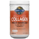 Garden of Life Marine & Grass- Fed Collagen Peptides Powder Supplement (I, III típus) a probiotikumok és BCAA a mobilitás, Joint Health, Hair, Skin & Nails - Flavored, 20g per Serving, 12 Servings