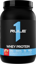 1. cikk Tejsavó fehérje - 24g Fast-Acting fehérje az All-Whey Források természetesen meghódító EAA & BCAA a gyakorlat helyreállítására vagy bármikor használható (2 font *, Strawberry Banana)