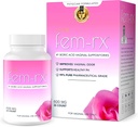 HPD Rx Fem- Rx Boric Acid Vaginal Supposences for Women - Súgó Egyensúly Vaginal pH, Eltávolítás Vaginal Odor - Dr Formulált Feminine Health Support - 30 kapszula csomag 1