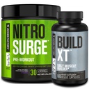 Jacked Factory Nitrospast Pre- Edzés a Grape & build XT Muscle Building Bundle férfiaknak és nőknek