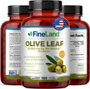 FineLand Olive Leaf kivonat 50x - 25,000mg Eq. per Serving124; 160 Vegan Caps, Olive Extract 20% Oleuropein