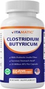 Vitamatic Clostridium butiricum 25 Million - Gut Health - 60 DR kapszula (Késleltetett kiadás) - Prebiotikus inulin fiber