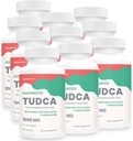 TUDCA Máj-kiegészítők 1000mg - 600 Vegán kapszula, Milk Thistle Herbal Blend fulvic és humikus sav máj, emésztési egészség