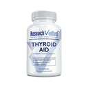 Research Verified ® Thyroid Aid - Optimális pajzsmirigy funkció jód réz & Cink - 260 µg szelén - 100% Tiszta - Vegán Barátság - 60 kapszula - 1 hónapos ellátás