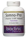 Bioklinika Naturals Somno- Pro L- Theanine - 5- HTP - Melatonin Tropical Breeze 90 rágótabletta