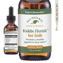 Native Remedies Kiddie Virágos - Minden természetes gyógynövény kiegészítés Promotes a Egészséges Appetite a Picky Eaters - 59 ml