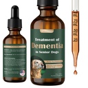 Senior Dog Supplements for Brain Health & Idegrendszer Supplement, Gushroom Supplement for Dogs, Dementia Supplement for Calming & Relaxation, Addresses Getting Lost, Social Exchangal - 59 ML