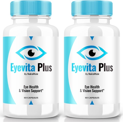 (2 Pack) Eyevita Plus - Teljes támogatás a szemrevételezéshez, Eyevita Plus Advanced Eye Nutrition, Eye Vitamins, All Natural Eye Health Formula, Eye Vita Plus Multivitamin Vélemények (120 kapszula)