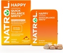 Natrol Quick Balance Happy Mens, Alkalmi stressz enyhítő kiegészítés, 30 menta, 15 napos ellátás