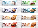Generikus One Protein Bárok, Sampler Variety Pack, Gluten Free 20g Protein, Csak 1 g Cukor, 2.12 Oz Bárok (8 gróf)