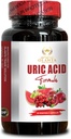 URIC Acid Support - Natürliche Uric Acid Control für Männer und Frauen, Unterstützung Gelenke Mobilität, Uric Acid Balance Support Supplement - 1 Flasche 60 Kapseln