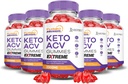 (5 csomag) Turbo Riped Keto ACV Gumies Extreme 2000MG Turbo Riped Keto Gumies Apple Cider Ecet Gránátalma Púder B12 Vegan Nem GMO 300 Gumis