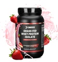 DMoose Grass Fed Whey fehérje por - az izomnövekedés és a fellendülés, természetesen édesített és ízesített, gazdag Amino Acids, gyors abszorbing teljesítmény formula (2 LBS, Strawberry)