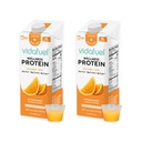 Vidafuel Protein Drink, 16g Protein per 2oz Shot, 32 fl Oz Carton, 2 Pack, Citrus, Collagen és Whey Drink, Nincs mesterséges édesítő