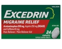 Excedrin Migrén fájdalom Reliever Caplets 24 ea