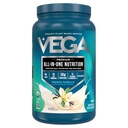Vega Organic All- in - One Vegan Protein Powder, French Vanilla - Superfood Ingredients, Vitamins for Immunity Support, Keto Friendly, Pea Protein for Women & Men, 1,5 font (1-es csomag)