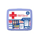 BAND-AID Brand Travel Ready Portable First Aid Kit, 80 Piece