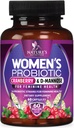 Probiotikumok nőknek 60 milliárd CFU - 16 Strains, Prebiotics & Cranberry, PH Balance, Emésztési egészség, Vaginal & Immune Support, Womens Probiotic for Gut Health, Table Stable - 60 kapszula