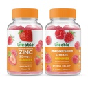 Életképes cink 50mg + Magnézium, gumicukor Bundle - Nagy ízű, vitamin kiegészítés, glutén mentes, GMO mentes, rágógumi