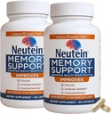 Természetes Brain booster memória, & Brain Health - Extra Strength Plant-alapú kognitív kiegészítő felnőttek és szeniorok, Készült az USA-ban (2 csomag, 120 kapszula)