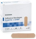 McKesson - Ragasztószalag McKesson 1 X 3 Inch műanyag téglalap Tan Sterile - 100 / Box - McK