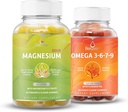 BeLive Magnézium Glycinate & Omega 3- 6- 7- 9 Bundle relaxációs, alvás, agy, szív és inmune rendszer támogatása