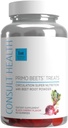 Consult Health - Primo Beets Treats Gumies - Forgó Super Nutrition Beet Root Powder - Black Cherry Flavor