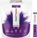 PARTYAID GO Feel Good Tonight and Tomorrow, Zero Sugar, 5- HTP, B- Complex, Milk Thistle, Electrolites, No Manual Flavor or Sweeteners, Caffeine- Free, 30 Count (1-es csomag)