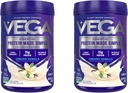 Vega fehérje készített egyszerű fehérje por, Vanilla - Stevia Free, Vegan, Növényalapú, Egészséges, glutén mentes, Borsó fehérje nőknek és férfiaknak, 9.2 oz (csomagolás május Vary) (2-es csomag)