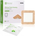 NeuHeils Silicone ragasztó hab ruha gyengéd határ 4 "x4" a Bed Sore Leg Ulcer 10 Pack, Magas Absorbency Vízálló szilikon sebtapasz