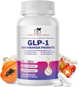 Akkermansia Probiotic Supplement for Women & Men, Natural Prebiotics for Digestive, Gut Health, Energy, General Health, Digestic Supplement with Soy Isoflavones, Bromelain, 60 kapszula